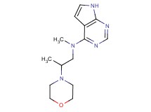 N-methyl-N-(2-morpholin-4-ylpropyl)-7H-pyrrolo[2,3-d]pyrimidin-4-amine