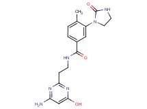N-[2-(4-amino-6-hydroxy-2-pyrimidinyl)ethyl]-4-methyl-3-(2-oxo-1-imidazolidinyl)benzamide
