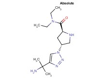 (4R)-4-[4-(1-amino-1-methylethyl)-1H-1,2,3-triazol-1-yl]-N,N-diethyl-L-prolinamide dihydrochloride