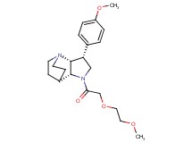 (3R*,3aR*,7aR*)-1-[(2-methoxyethoxy)acetyl]-3-(4-methoxyphenyl)octahydro-4,7-ethanopyrrolo[3,2-b]pyridine