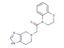 4-(1,4,6,7-tetrahydro-5H-imidazo[4,5-c]pyridin-5-ylacetyl)-3,4-dihydro-2H-1,4-benzoxazine