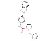 N-[4-(1,3-benzoxazol-2-yl)phenyl]-1-(1H-imidazol-2-ylmethyl)prolinamide