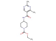 ethyl 4-{[(2,4-dimethylpyrimidin-5-yl)carbonyl]amino}piperidine-1-carboxylate