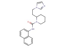 2-[2-(1H-imidazol-1-yl)ethyl]-N-1-naphthyl-1-piperidinecarboxamide