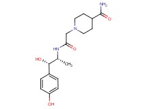 1-(2-{[(1R*,2S*)-2-hydroxy-2-(4-hydroxyphenyl)-1-methylethyl]amino}-2-oxoethyl)-4-piperidinecarboxamide