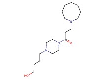 4-[4-(3-azocan-1-ylpropanoyl)piperazin-1-yl]butan-1-ol