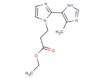 ethyl 3-(5'-methyl-1H,3'H-2,4'-biimidazol-1-yl)propanoate