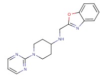 N-(1,3-benzoxazol-2-ylmethyl)-1-pyrimidin-2-ylpiperidin-4-amine
