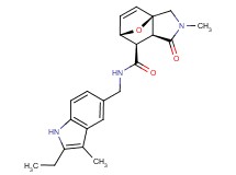 (3aR*,6S*,7R*,7aS*)-N-[(2-ethyl-3-methyl-1H-indol-5-yl)methyl]-2-methyl-1-oxo-1,2,3,6,7,7a-hexahydro-3a,6-epoxyisoindole-7-carboxamide