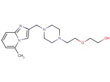 2-(2-{4-[(5-methylimidazo[1,2-a]pyridin-2-yl)methyl]-1-piperazinyl}ethoxy)ethanol