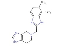 5-[(6,7-dimethyl-1H-benzimidazol-2-yl)methyl]-4,5,6,7-tetrahydro-1H-imidazo[4,5-c]pyridine