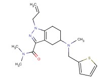 1-allyl-N,N-dimethyl-5-[methyl(2-thienylmethyl)amino]-4,5,6,7-tetrahydro-1H-indazole-3-carboxamide
