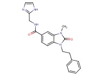 N-(1H-imidazol-2-ylmethyl)-3-methyl-2-oxo-1-(2-phenylethyl)-2,3-dihydro-1H-benzimidazole-5-carboxamide