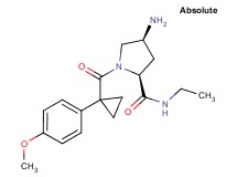 (2S,4S)-4-amino-N-ethyl-1-{[1-(4-methoxyphenyl)cyclopropyl]carbonyl}pyrrolidine-2-carboxamide