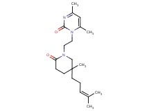 4,6-dimethyl-1-{2-[5-methyl-5-(4-methylpent-3-en-1-yl)-2-oxopiperidin-1-yl]ethyl}pyrimidin-2(1H)-one