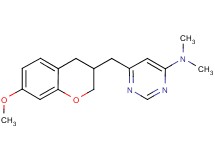 6-[(7-methoxy-3,4-dihydro-2H-chromen-3-yl)methyl]-N,N-dimethylpyrimidin-4-amine