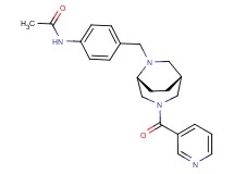 N-(4-{[(1R*,5R*)-3-(pyridin-3-ylcarbonyl)-3,6-diazabicyclo[3.2.2]non-6-yl]methyl}phenyl)acetamide