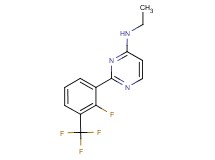 N-ethyl-2-[2-fluoro-3-(trifluoromethyl)phenyl]pyrimidin-4-amine