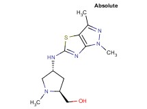 {(2S,4R)-4-[(1,3-dimethyl-1H-pyrazolo[3,4-d][1,3]thiazol-5-yl)amino]-1-methylpyrrolidin-2-yl}methanol