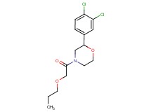 2-(3,4-dichlorophenyl)-4-(propoxyacetyl)morpholine