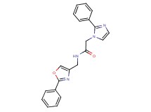 2-(2-phenyl-1H-imidazol-1-yl)-N-[(2-phenyl-1,3-oxazol-4-yl)methyl]acetamide