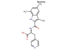 3-(4-pyridinyl)-N-[(3,5,7-trimethyl-1H-indol-2-yl)carbonyl]-L-alanine