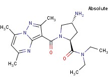 (4R)-4-amino-N,N-diethyl-1-[(2,5,7-trimethylpyrazolo[1,5-a]pyrimidin-3-yl)carbonyl]-L-prolinamide