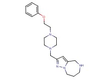 2-{[4-(2-phenoxyethyl)-1-piperazinyl]methyl}-5,6,7,8-tetrahydro-4H-pyrazolo[1,5-a][1,4]diazepine