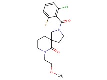 2-(2-chloro-6-fluorobenzoyl)-7-(2-methoxyethyl)-2,7-diazaspiro[4.5]decan-6-one