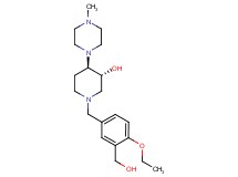(3R*,4R*)-1-[4-ethoxy-3-(hydroxymethyl)benzyl]-4-(4-methyl-1-piperazinyl)-3-piperidinol