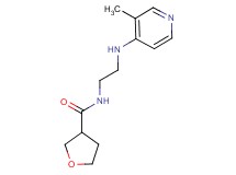 N-{2-[(3-methylpyridin-4-yl)amino]ethyl}tetrahydrofuran-3-carboxamide