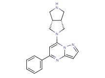 7-[(3aR*,6aS*)-hexahydropyrrolo[3,4-c]pyrrol-2(1H)-yl]-5-phenylpyrazolo[1,5-a]pyrimidine