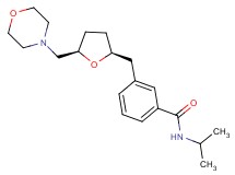 N-isopropyl-3-{[(2S*,5R*)-5-(morpholin-4-ylmethyl)tetrahydrofuran-2-yl]methyl}benzamide