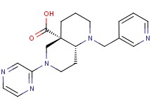 (4aS*,8aR*)-6-(2-pyrazinyl)-1-(3-pyridinylmethyl)octahydro-1,6-naphthyridine-4a(2H)-carboxylic acid