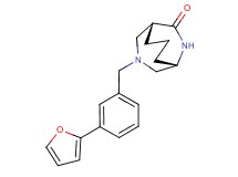 (1S*,5R*)-3-[3-(2-furyl)benzyl]-3,9-diazabicyclo[3.3.2]decan-10-one
