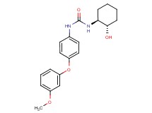 N-[(1S*,2S*)-2-hydroxycyclohexyl]-N'-[4-(3-methoxyphenoxy)phenyl]urea