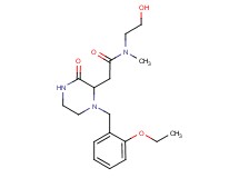 2-[1-(2-ethoxybenzyl)-3-oxo-2-piperazinyl]-N-(2-hydroxyethyl)-N-methylacetamide