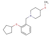1-[2-(cyclopentyloxy)benzyl]-4-methoxypiperidine