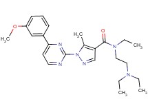 N-[2-(diethylamino)ethyl]-N-ethyl-1-[4-(3-methoxyphenyl)-2-pyrimidinyl]-5-methyl-1H-pyrazole-4-carboxamide