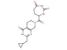 7-{[2-(cyclopropylmethyl)-4-oxo-4,5,6,8-tetrahydropyrido[3,4-d]pyrimidin-7(3H)-yl]carbonyl}-1,3-diazepane-2,4-dione
