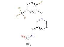 N-({1-[2-fluoro-5-(trifluoromethyl)benzyl]-1,2,5,6-tetrahydropyridin-3-yl}methyl)acetamide