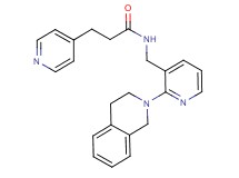 N-{[2-(3,4-dihydro-2(1H)-isoquinolinyl)-3-pyridinyl]methyl}-3-(4-pyridinyl)propanamide