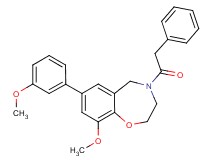 9-methoxy-7-(3-methoxyphenyl)-4-(phenylacetyl)-2,3,4,5-tetrahydro-1,4-benzoxazepine