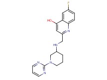 6-fluoro-2-{[(1-pyrimidin-2-ylpiperidin-3-yl)amino]methyl}quinolin-4-ol