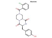 (3S,9aR)-8-(2-chlorobenzoyl)-3-(4-hydroxybenzyl)tetrahydro-2H-pyrazino[1,2-a]pyrazine-1,4(3H,6H)-dione