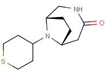 (1S*,6R*)-9-(tetrahydro-2H-thiopyran-4-yl)-3,9-diazabicyclo[4.2.1]nonan-4-one