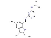 N~2~-[(2-ethyl-3,5-dimethyl-1H-indol-7-yl)methyl]-N~4~-isopropylpyrimidine-2,4-diamine