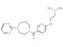 N,N-dimethyl-N'-{5-[(4-pyrimidin-2-yl-1,4-diazepan-1-yl)carbonyl]pyridin-2-yl}ethane-1,2-diamine