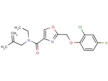 2-[(2-chloro-4-fluorophenoxy)methyl]-N-ethyl-N-(2-methyl-2-propen-1-yl)-1,3-oxazole-4-carboxamide