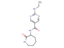 2-(ethylamino)-N-(2-oxo-3-azepanyl)-5-pyrimidinecarboxamide
